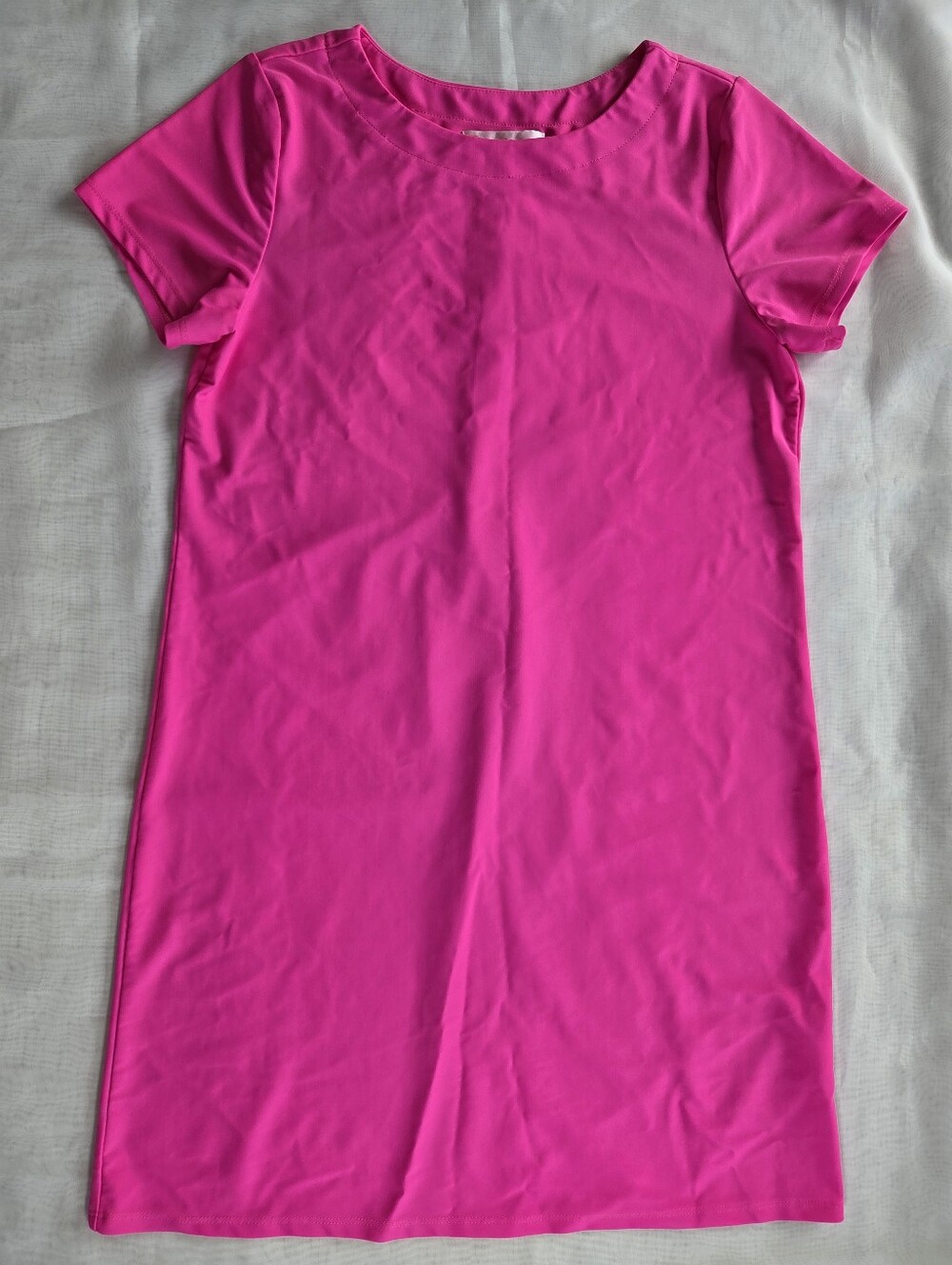 Jude Connally Vibrant Hot Pink Shift Dress